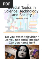 Special Topics in Science, Technology, and Society