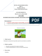 Guía Laboratorio Caída Libre, Movimiento y Consevación de La Energía.