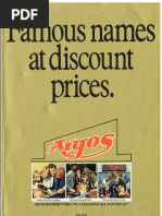 1981 Argos (235 Pages) | PDF | Tent | Bed