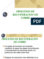 Proceso de Recuperación de Cobre PDF