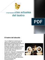 Tendencias Actuales Del Teatro