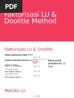 Faktorisasi LU & Doolitle Method.pptx