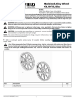 Machined Alloy Wheel Kit, 19/18, Disc: Hqxlqh0Rwruf/Foh$Ffhvvru/,Qvwuxfwlrqv