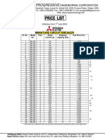 PriceLlist Effective From 1st July'2018 PDF
