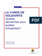 2020-04-20 - Dossier de Presse Fonds - de - Solidarite