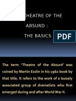 The Theatre of The Absurd: The Basics