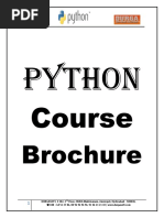 Python Course Brochure PDF