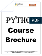Python Course Brochure PDF