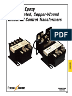 Type FEC Epoxy Encapsulated, Copper-Wound Industrial Control Transformers