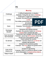 Unit 3 Lesson C 2. Vocabulary List