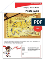 Pirate Map: Category: Mixed Media