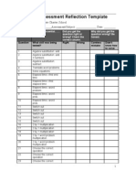 The Redwood 4 - Student Assessment Reflection Template