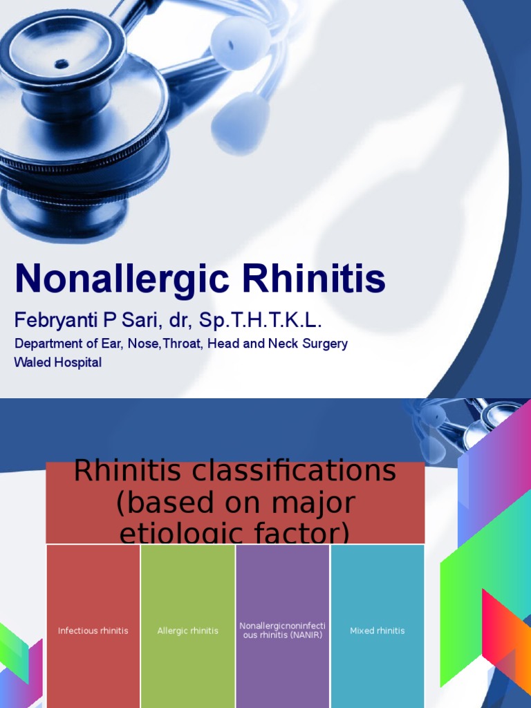 Understanding Nonallergic Rhinitis | PDF | Allergy | Allergen