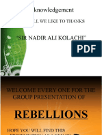 Acknowledgement: "Sir Nadir Ali Kolachi"