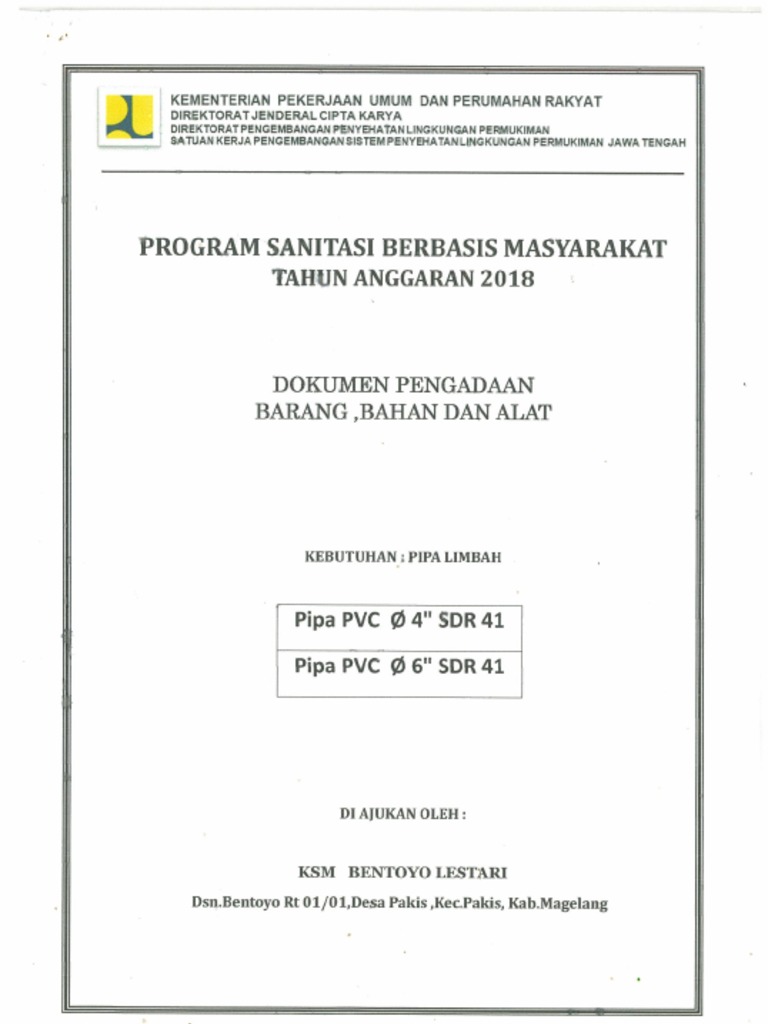 Pengadaan Barang Dan Jasa PDF | PDF