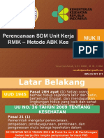 Perencanaan SDM Unit Kerja RMIK