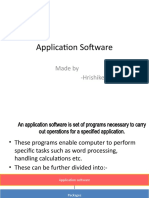 Application Software