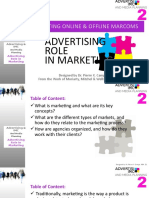 PPT2 MK549E Advertising Role in Marketing