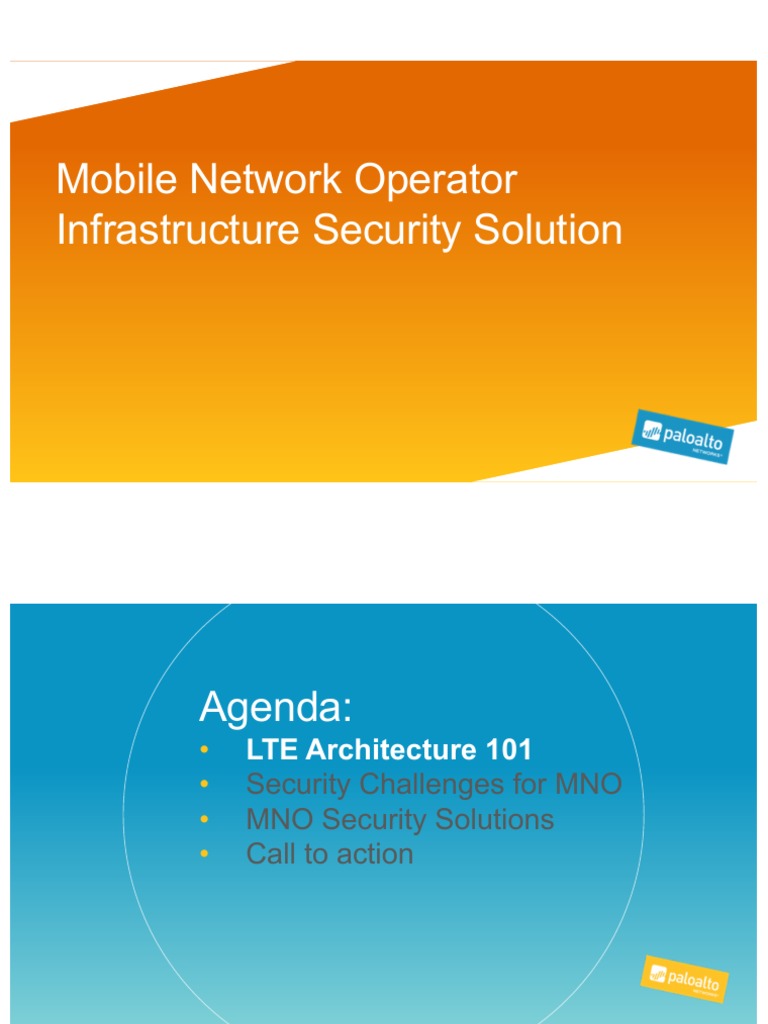 Mobile Network Operator Infrastructure Security Solution PDF
