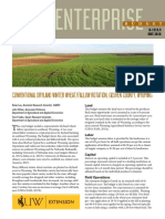 Crop Enterprise Budget. Conventional Dryland Winter Wheat-Fallow Rotation