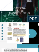 Additional notes magnetic field