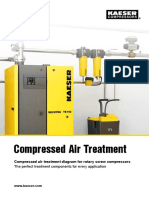 Compressed Air Treatment Diagram For Rotary Screw Compressors