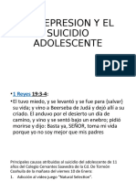 La Depresion y El Suicidio Adolescente