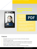 Fever Screening Face Recognition Terminal (FSFRT) : Features