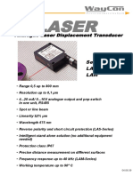 Laser: Analogue Laser Displacement Transducer