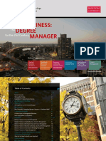 MS Programs in Management Brochure