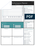 Stryv Daily Performance Planner PDF