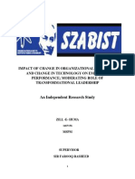 How Transformational Leadership Impacts Employee Performance During Organizational Change