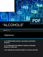 Differentiating Primary, Secondary and Tertiary Alcohols