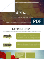 Debat (8 April 2020)