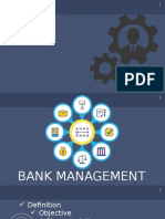 Bank MGMNT Report