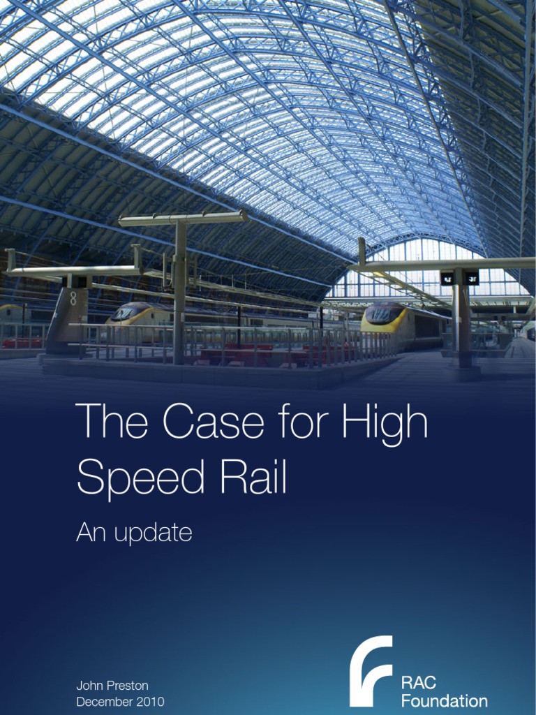 The Case For High Speed Rail - An Update | PDF | Public–Private ...
