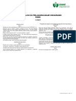Posebni Uslovi Za Prilagodjavanje Osiguranih Suma LV 80031 PDF