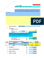 KVIC PMEGP Project Profile on Solar Cooker