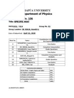 Mapúa University Department of Physics: Experiment No. 106