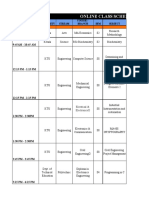 Online Schedule - 20.04.2020 PDF
