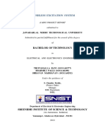 Brushless Excitation System: Bachelor of Technology