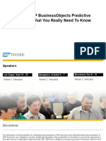 Anp101 - Sap Businessobjects Predictive Analytics - What You Really Need To Know