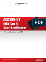 ACR39U-U1: (USB Type A) Smart Card Reader