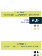 Section 1 The Project Management Framework: Pmbok® Fourth Edition