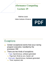 High Performance Computing: Matthew Jacob Indian Institute of Science