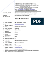 SINTPEK: Biodata Peserta PDF