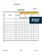 GTGC-RID-OP-FRM-05 Comparison Sheet