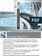 Advanced Accounting: Elimination of Unrealized Gains or Losses On Intercompany Sales of Property and Equipment