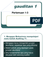 Pengauditan 1 Pertemuan 1-3 PDF