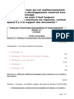 Fiche Correction Brevet Blanc Nina